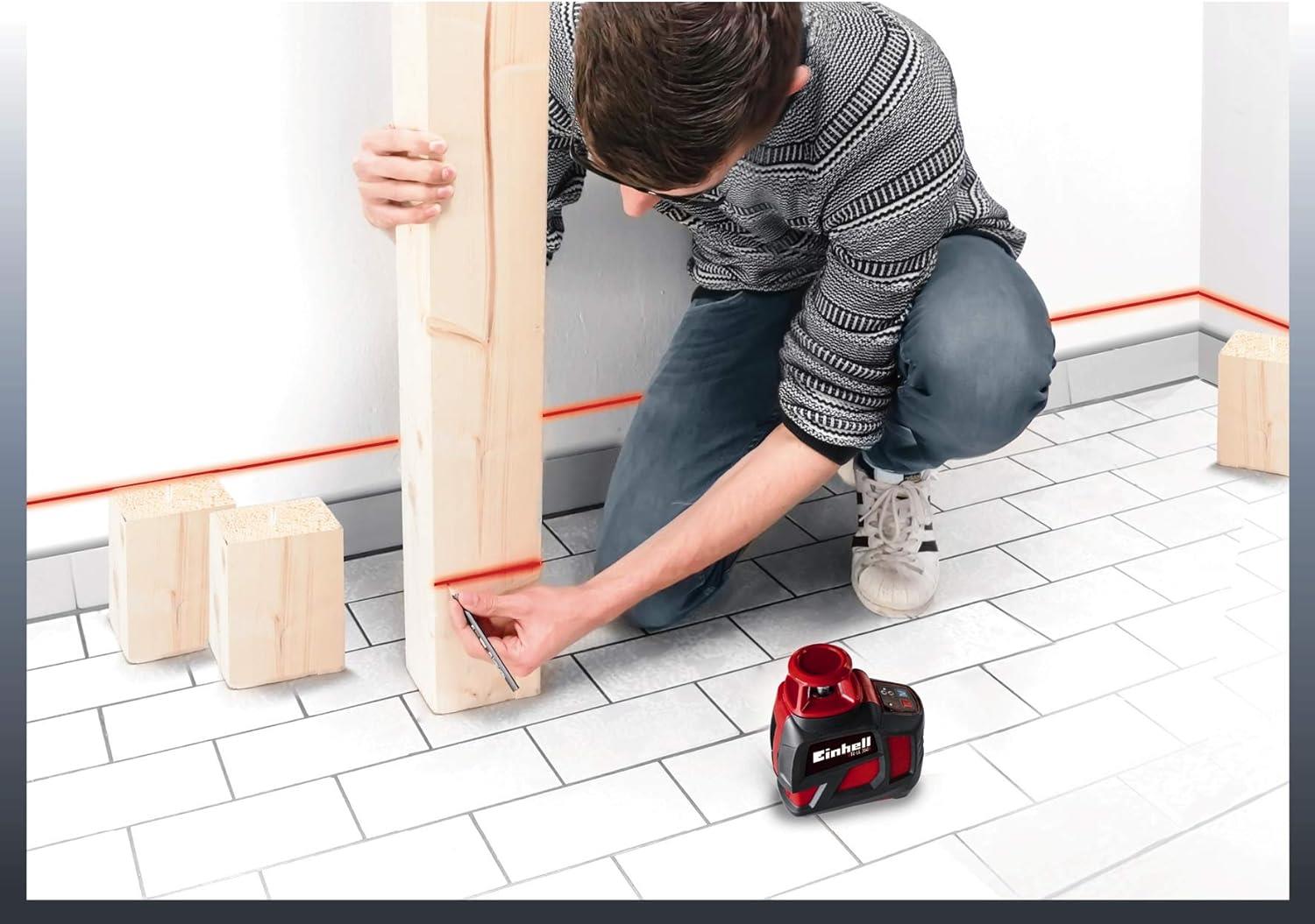 Einhell TE-LL 360 Çapraz Çizgili Lazer Hizalama 2270110Lazerli Ölçüm Cihazları