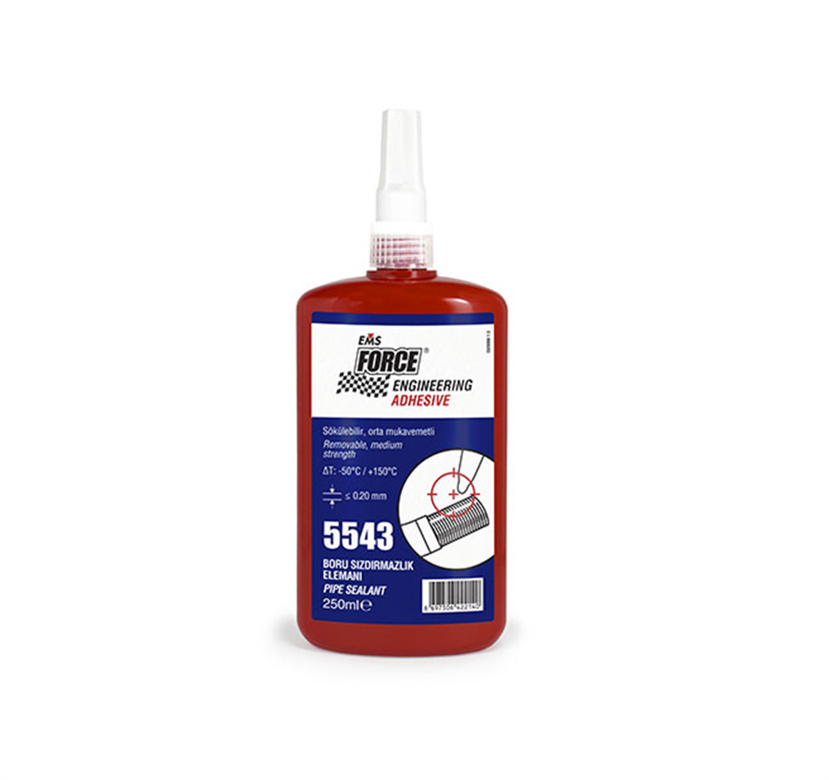 Ems Force 5543 Boru Sızdırmazlık Elemanı 250 Ml