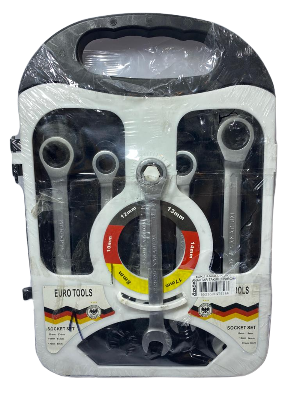 Eurotools Cırcırlı Anahtar Takımı 7 ParçaCırcırlı Kombine Anahtarlar