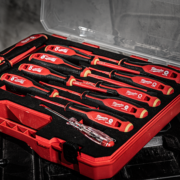 Milwaukee 12 Parça Tornavida Takımı 4932479095Tornavidalar