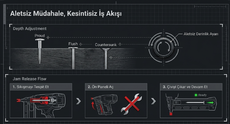 Einhell Fıxetto 18/50 N 2X4.0 Ah Akülü Çivi Çakma MakinesiÇivi Tabancaları