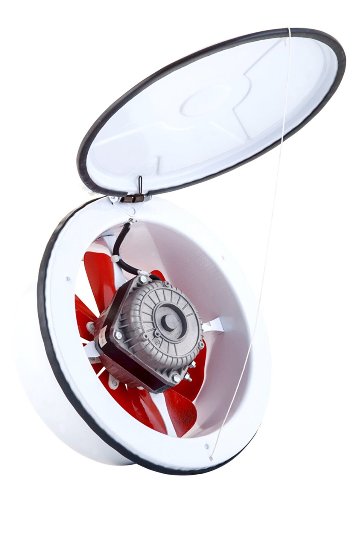 Fansan TKA 200 Kapaklı Baca, Duvar Aksiyel Aspiratörleri TKA 200Dıştan Borulu Aksiyel Aspiratörler