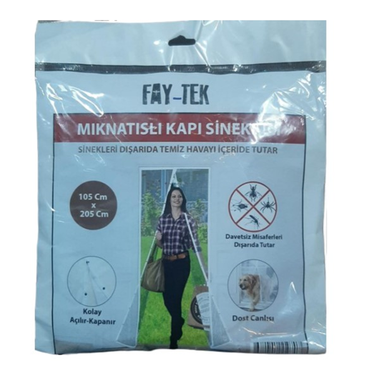 Fay-Tek Mıknatıslı Kapı Sinekliği 105 Cm X 205 CmSineklikler