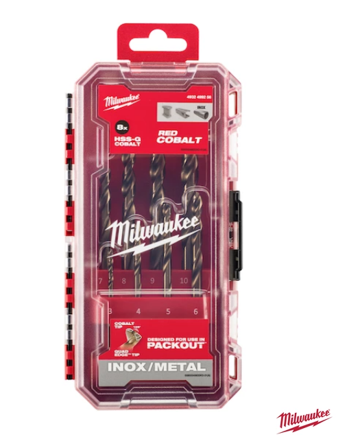 Milwaukee Metal Matkap Ucu Hss-G Cobalt 8 Parça 4932499256Matkap Uçları