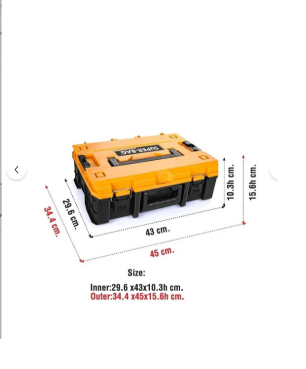 Super-Bag Master Case Organizer Bölmeli Teknisyen Takım Çantası ASR-6031Plastik Takım Çantaları