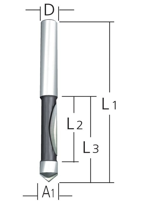 FREZE BIÇAĞI 8x8 mm