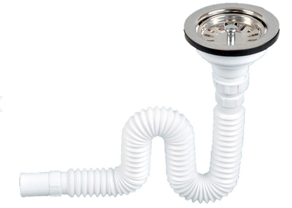 Gama Sifon Körüklü Büyük KafaLavabo ve Banyo Hırdavatları