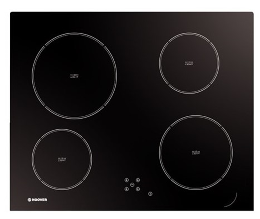 Hoover HVD 640 C 4 Gözlü Vitroseramik Siyah Cam Ankastre OcakOcaklar