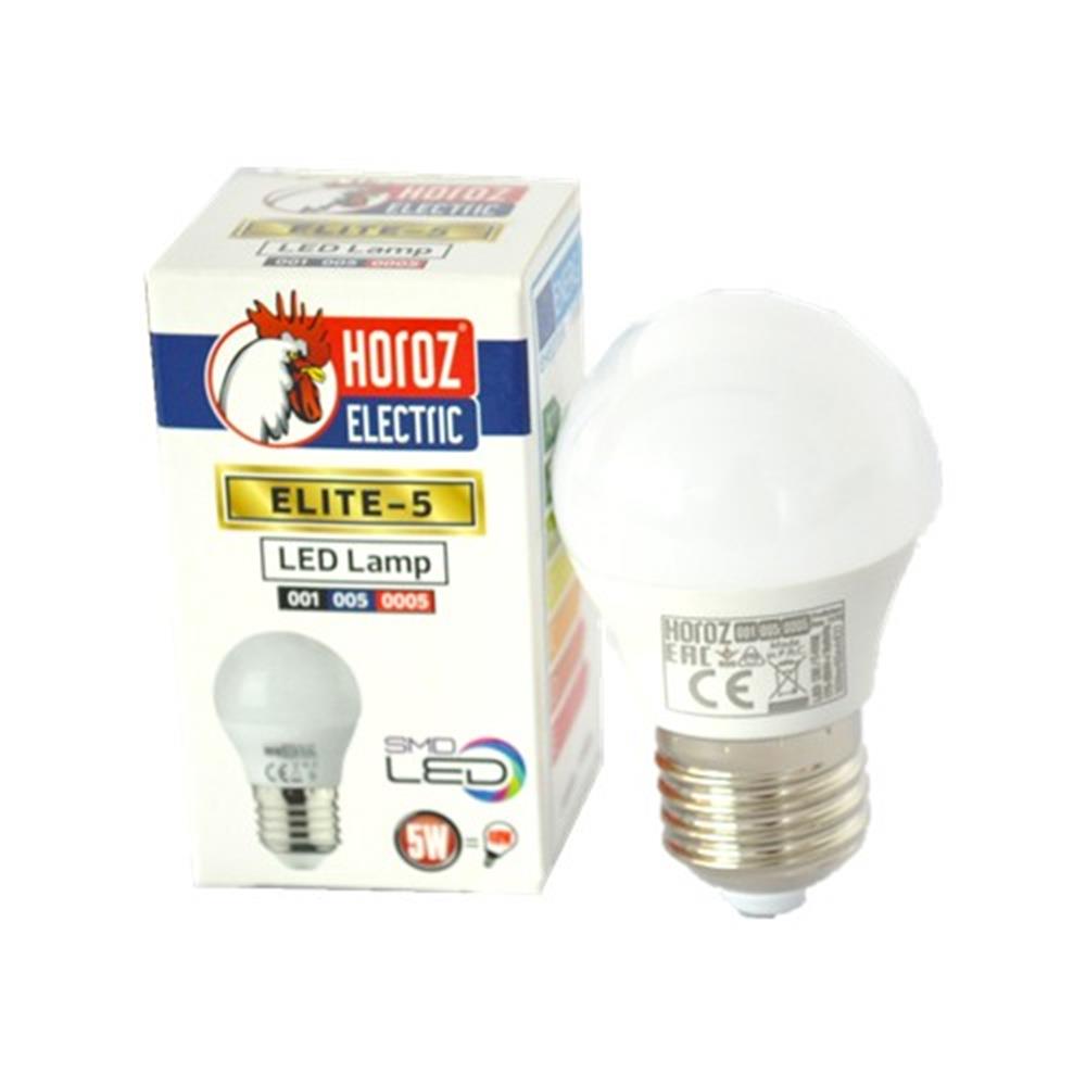 Horoz 5W E27 6400K Beyaz Led Ampul Elıte-5Led Ampuller