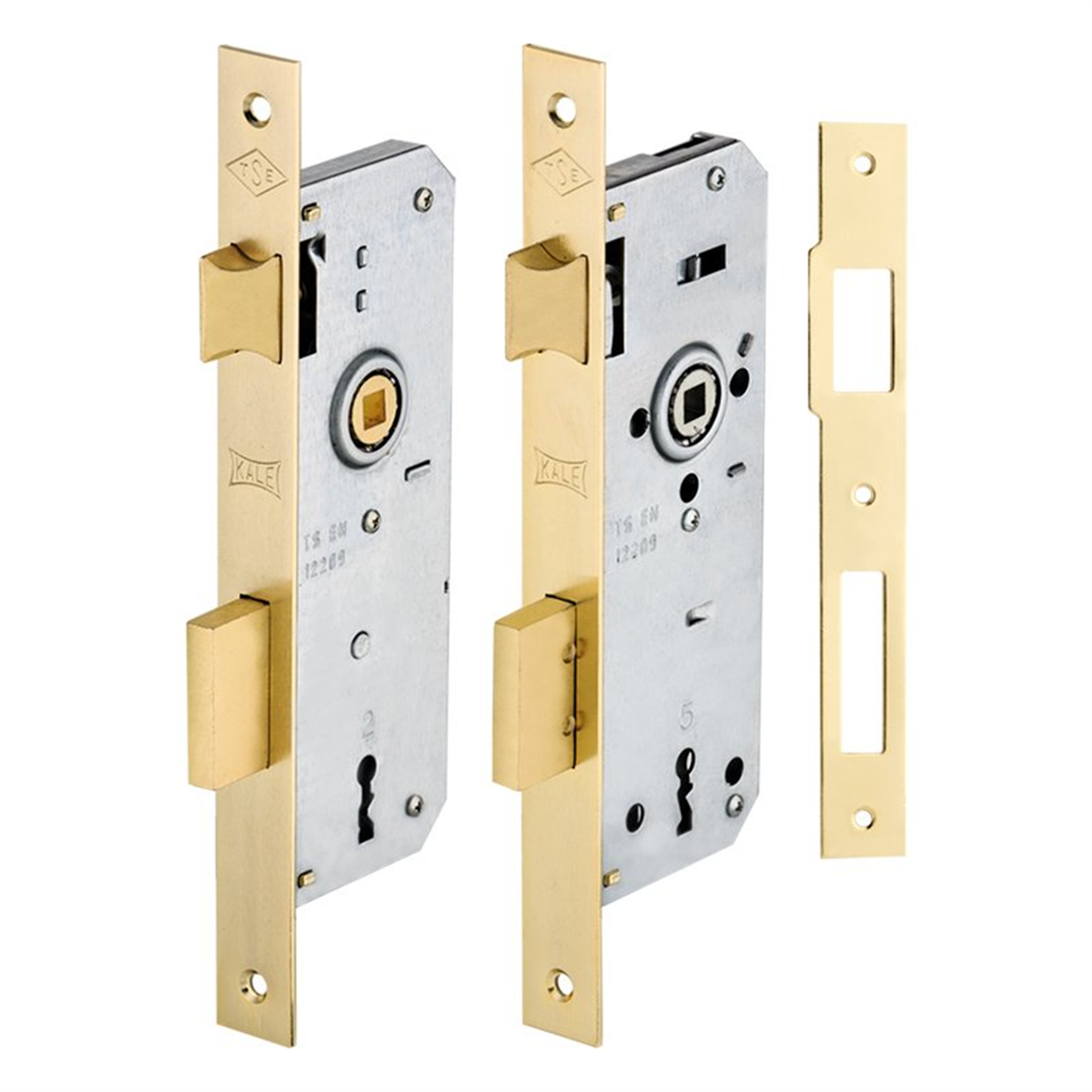 Kale İç Kapı Gömme Kilidi 151R 35mm