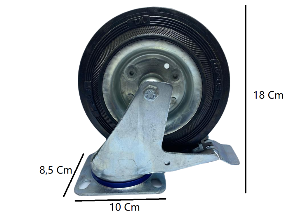 Kama Frenli Teker 150x45 3302 SlpAğır Hizmet Tekerleri