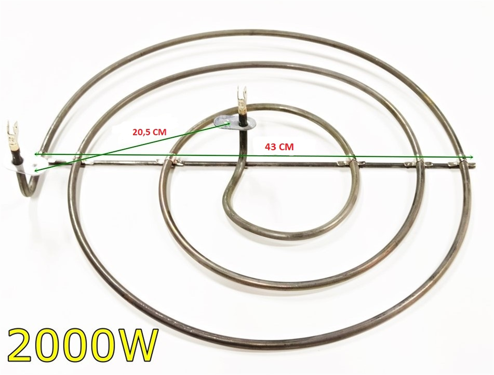 Katmer Rezistansı 220V 2000WRezistans Grubu