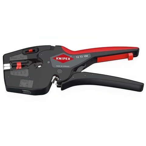 KNIPEX 12 72 190 YÜKSÜK SIKMA ÖZELLİKLİ KABLO SIYIRMA ALETİ