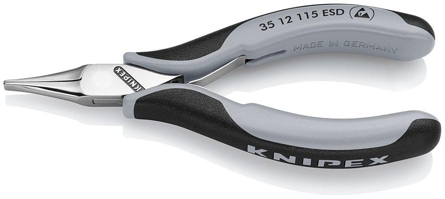 KNIPEX 35 12 115 ESD ELEKTRONİKÇİ KARGABURUN  -  ESD