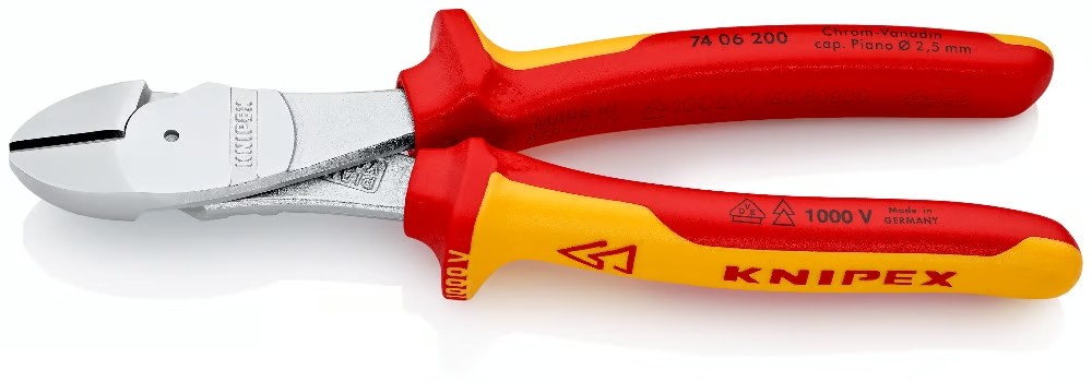 KNIPEX 74 06 200 AGIR HIZMET VDE YAN KESKI