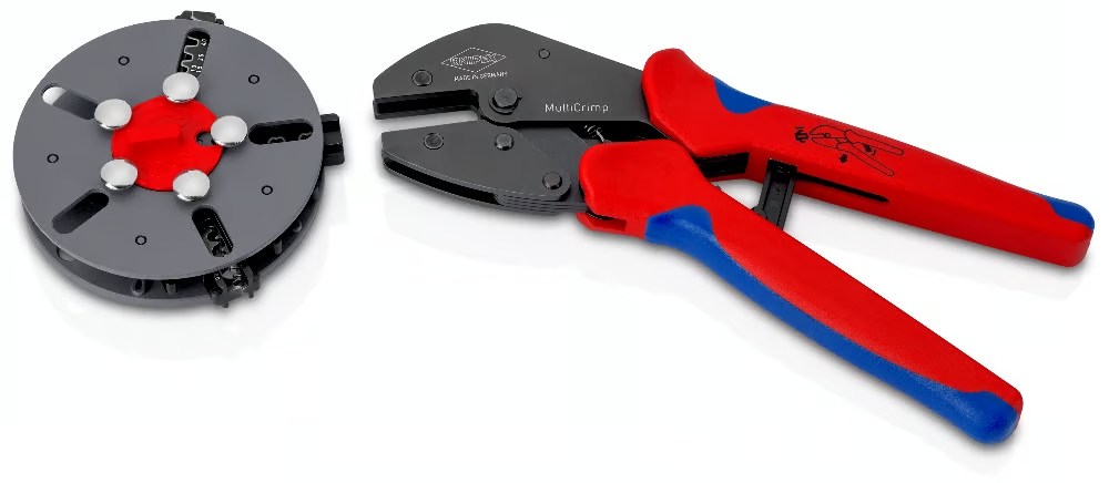 KNIPEX DEĞİŞTİRİLEBİLİR ÇENELİ PABUÇ SIKMA