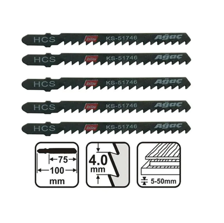 Knisaw KS-51746 PK Dekopaj TesteresiDekupaj Testere Aksesuarları ve Bıçakları