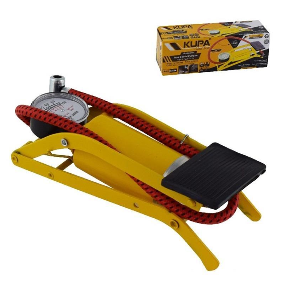 Kupa Bisiklet Pompa Metal Gövde Tek Piston Kup8177Ayak Pompaları