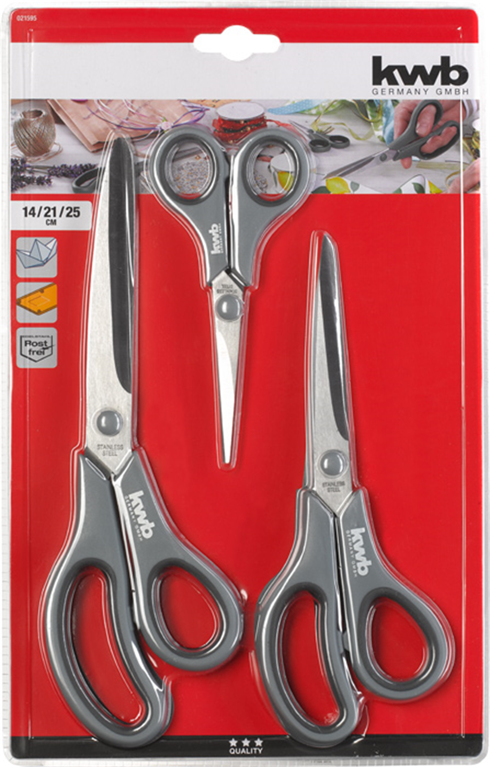 Kwb 3 Parça Makas Seti 021595Makaslar