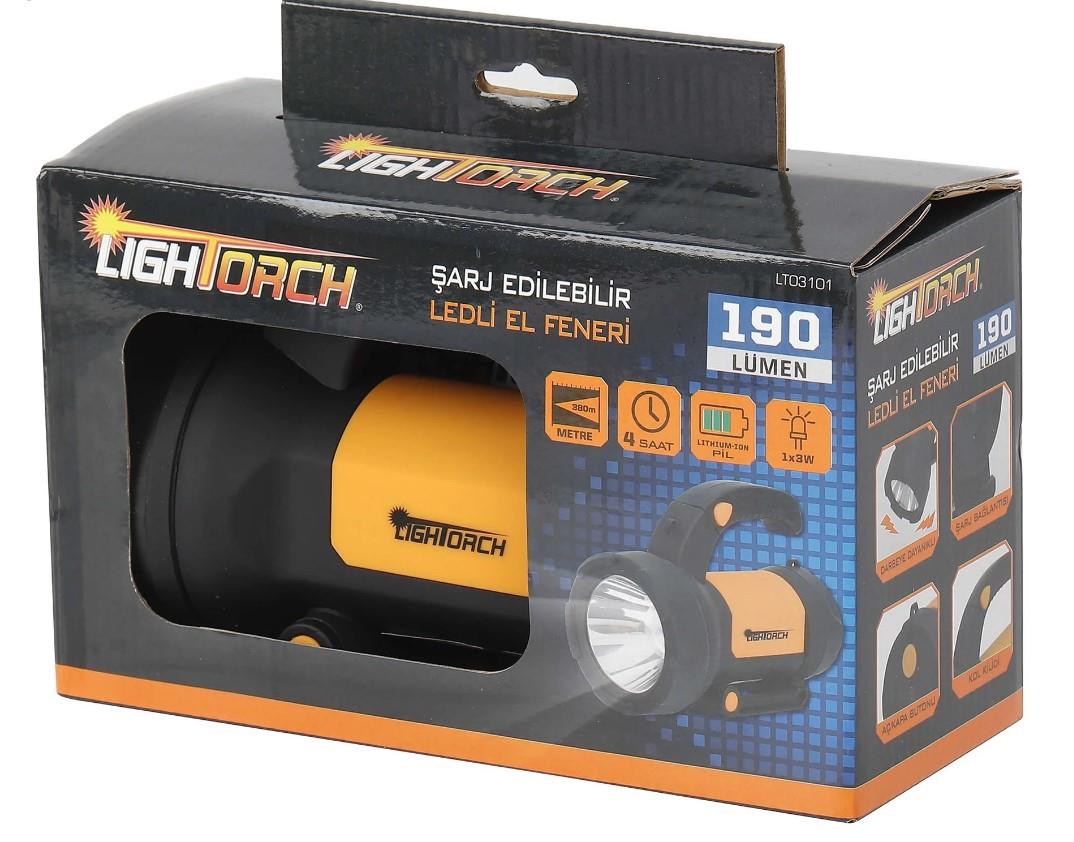 Lightorch Şarj Edilebilir Ledli El Feneri Lt03101El Fenerleri