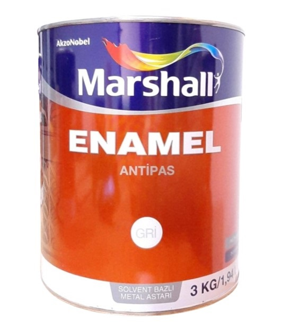 Marshall Enamel Antipas Gri 3 KgAstar Boyaları