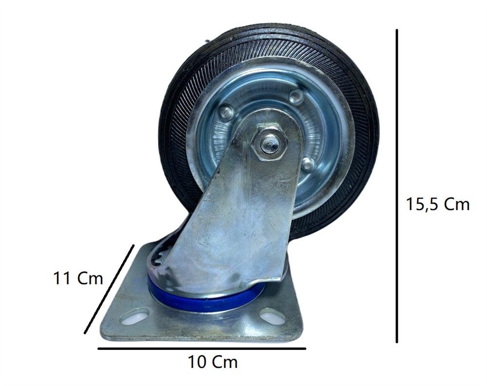 Mertsan Servis Tekeri Döner 125 Mm 10202Ağır Hizmet Tekerleri