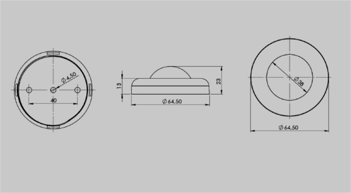 Metali Duvar Kapı Tamponu ŞeffafHırdavat Ürünleri
