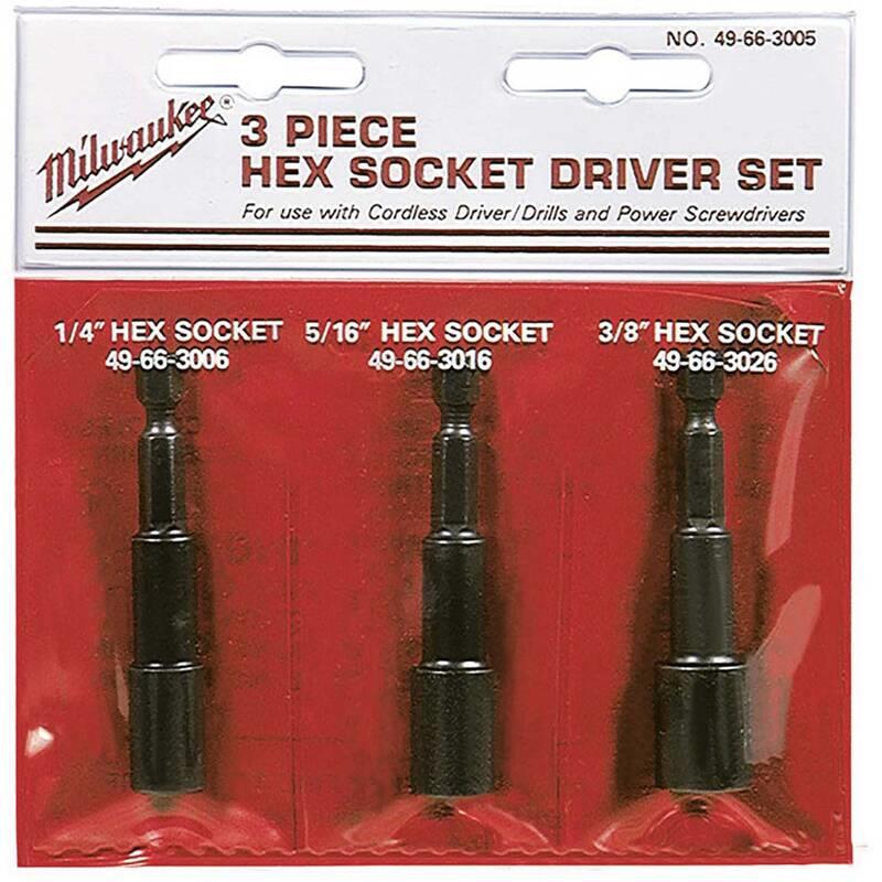 Milwaukee 3 Parça 65 Mm Shockwave Bits Uç Hex Lokma SetiLokma Setleri