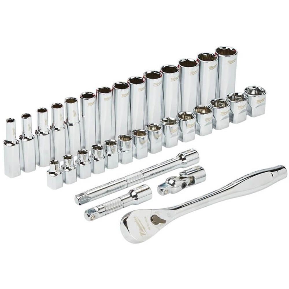 Milwaukee 32 Parça Lokma Anahtar Takımı 3/8'' 4932464945Lokma Setleri