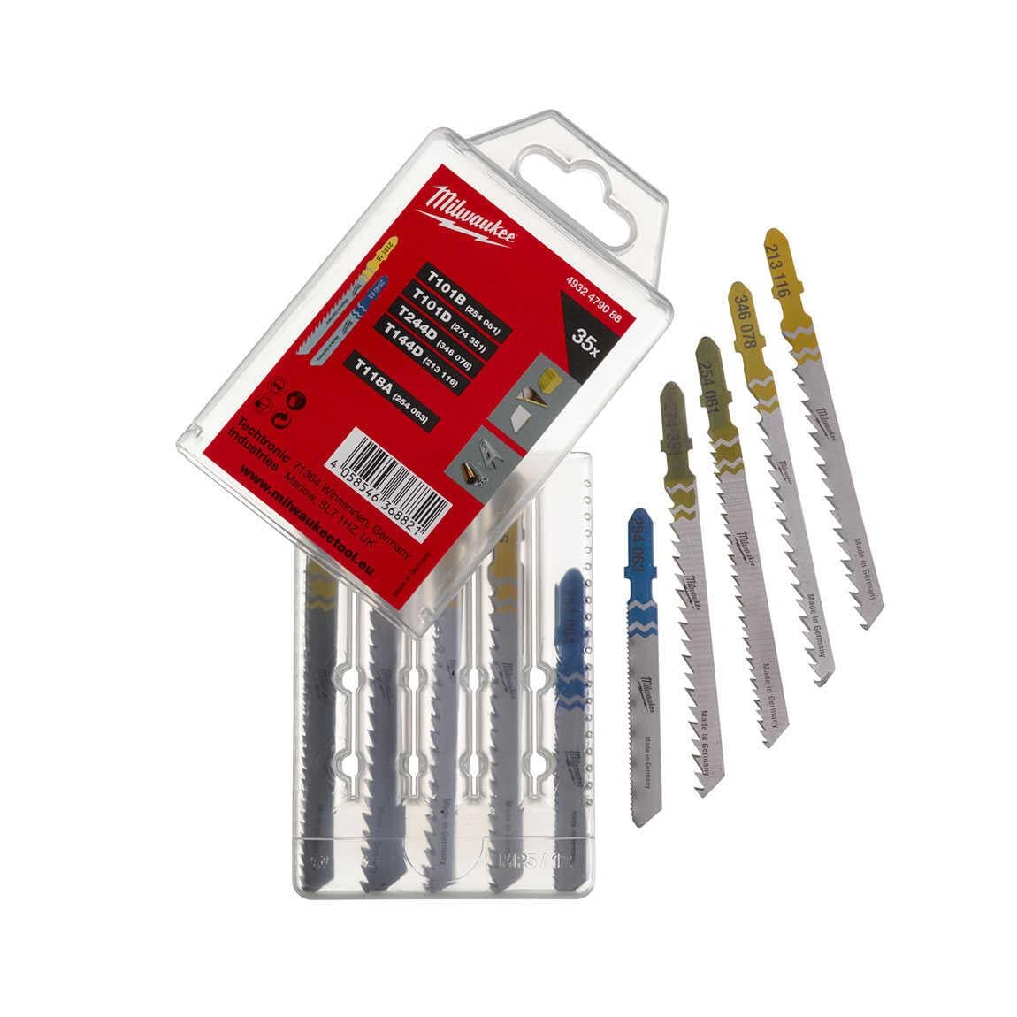 Milwaukee Dekupaj Bıçak Seti 35 Parça 4932479088Bıçak Grubu