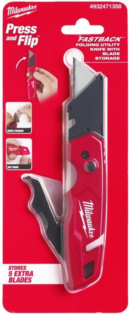 Milwaukee Fastback Maket Bıçağı Yedekli Yeni 4932471358Maket Bıçakları ve Yedekleri