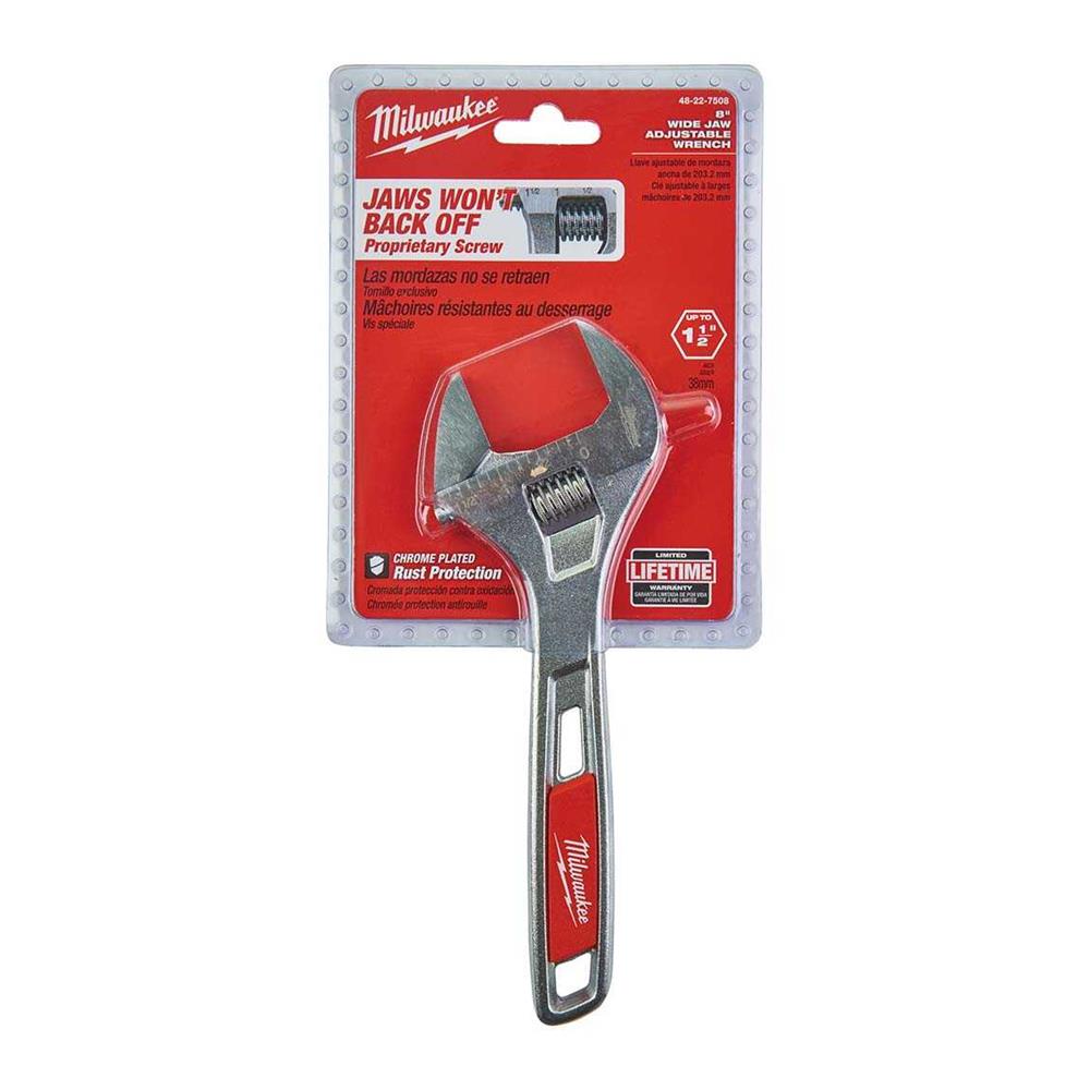 Milwaukee Geniş Ağız Kurbağacık 200 Mm 48227508Kurbağacık Anahtarlar
