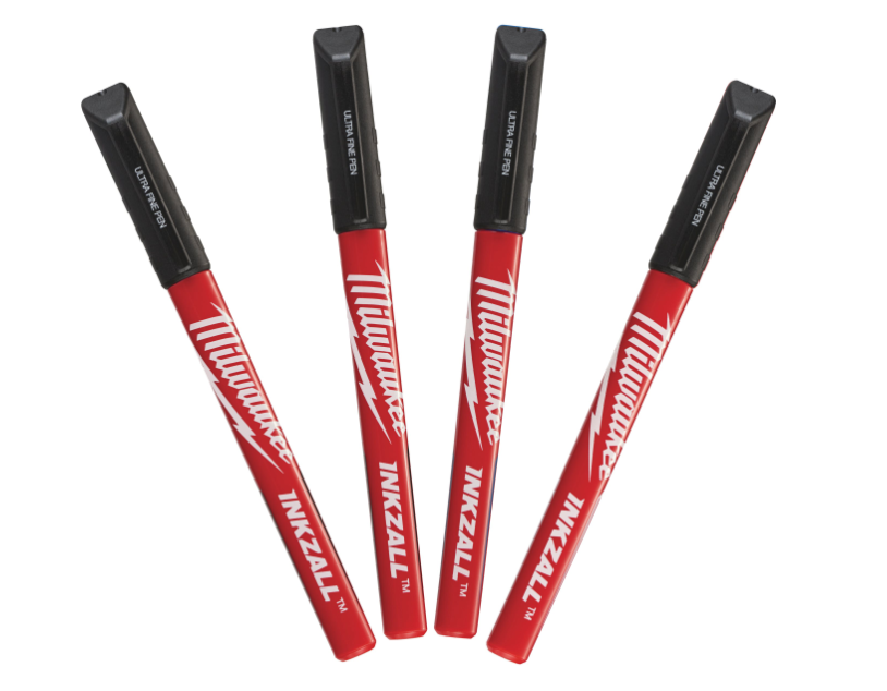 Milwaukee İnce Uçlu Marker Kalem 4'lü 48223164İşaretleme Kalemleri