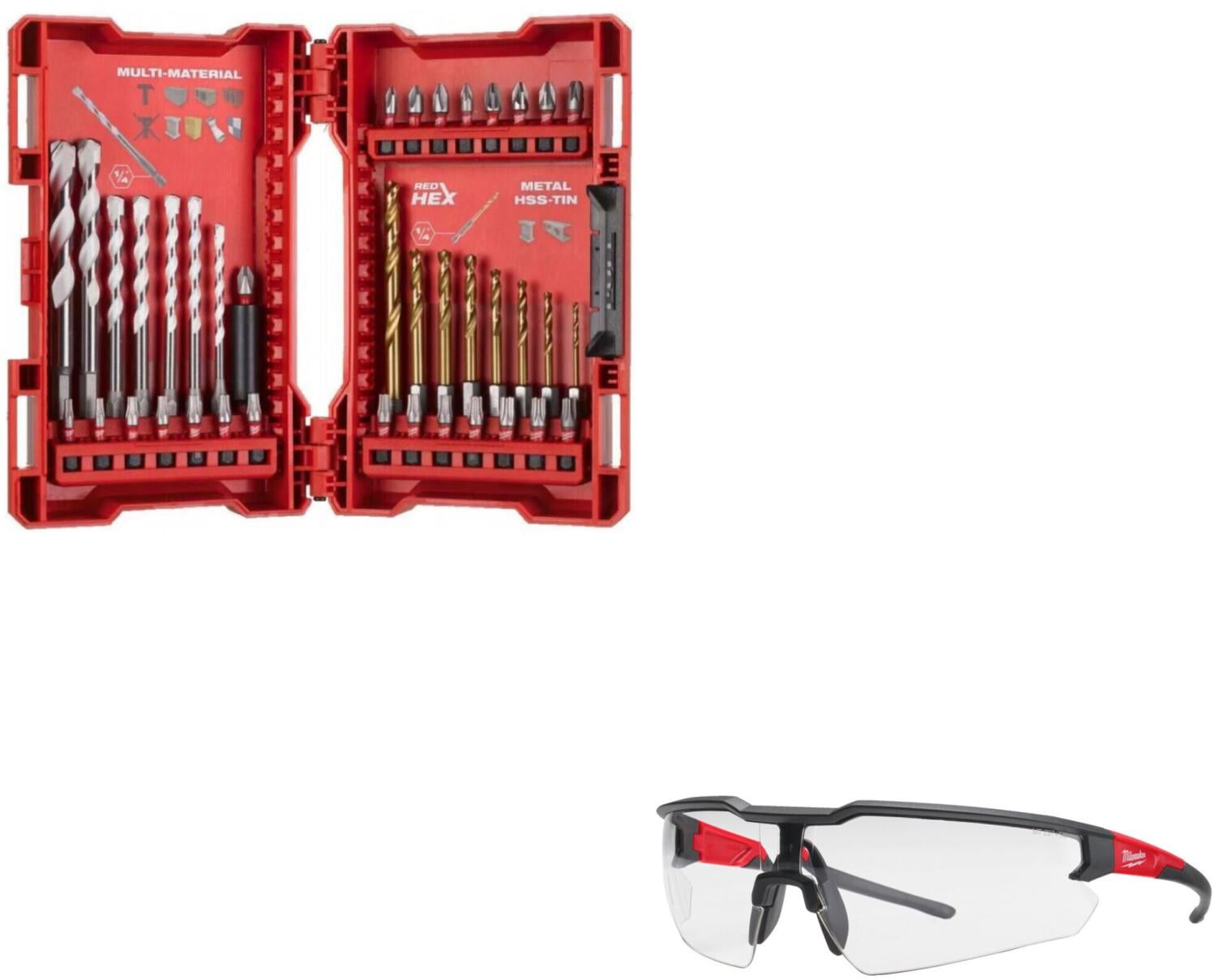 Milwaukee Perfect Match Shockwave Set Gözlük Hediyeli 4932492657Matkap Uçları
