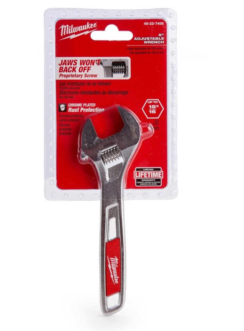 Milwaukee T48227406 Ağır Hizmet Tipi Kurbağacık Anahtarı 150mm 6”Kurbağacık Anahtarlar