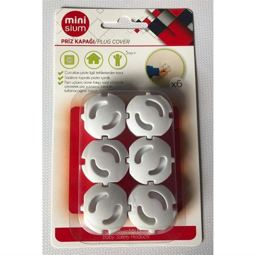 Minisium 6'lı Priz Kapağı 988Hırdavat Ürünleri