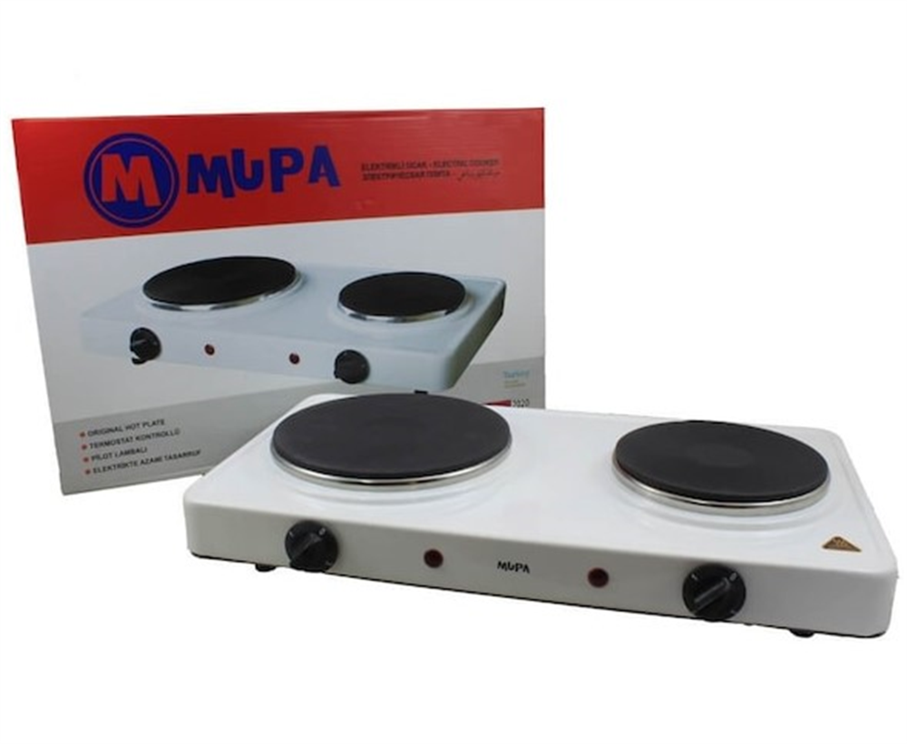 Mupa İkili Elektrikli Set Üstü Ocak Mupa-2020 Ocaklar