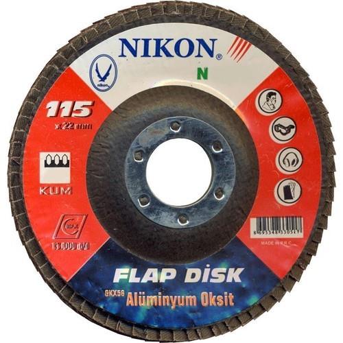 Nıkon Flap Disk Zımpara 115mm*80 Kum N33055Zımpara Grubu