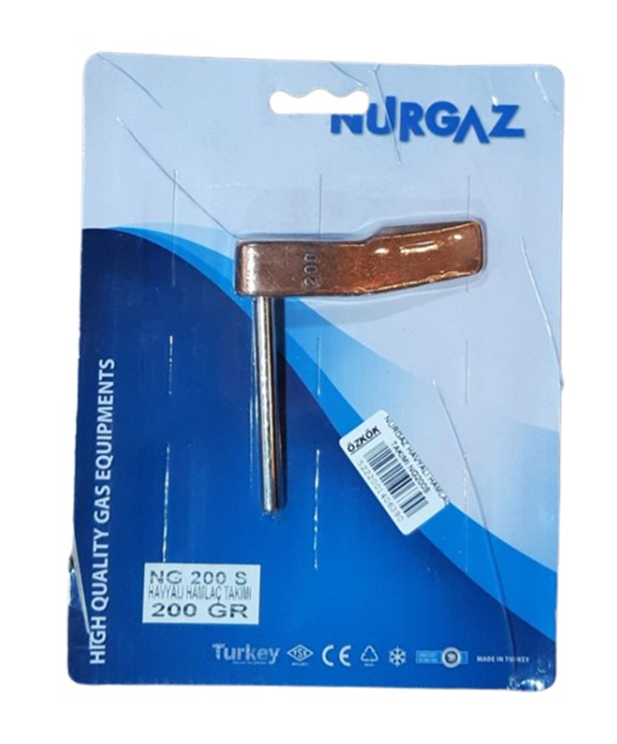 Nurgaz Havyalı Hamlaç Takımı Ng200sHırdavat Ürünleri