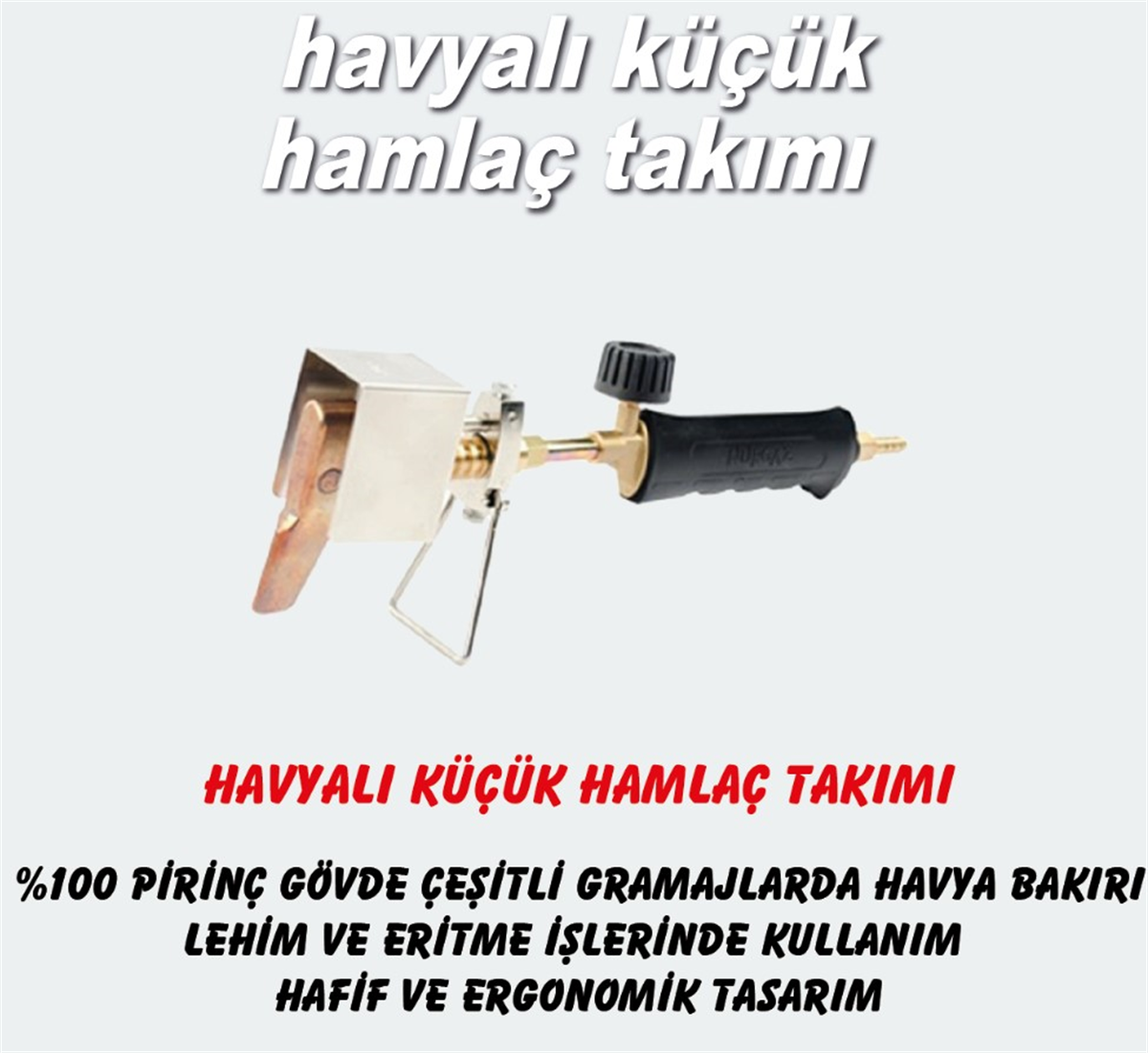 Nurgaz Propan Sanayi Tip Havyalı Hamlaç Takımı NG0150-SHırdavat Ürünleri