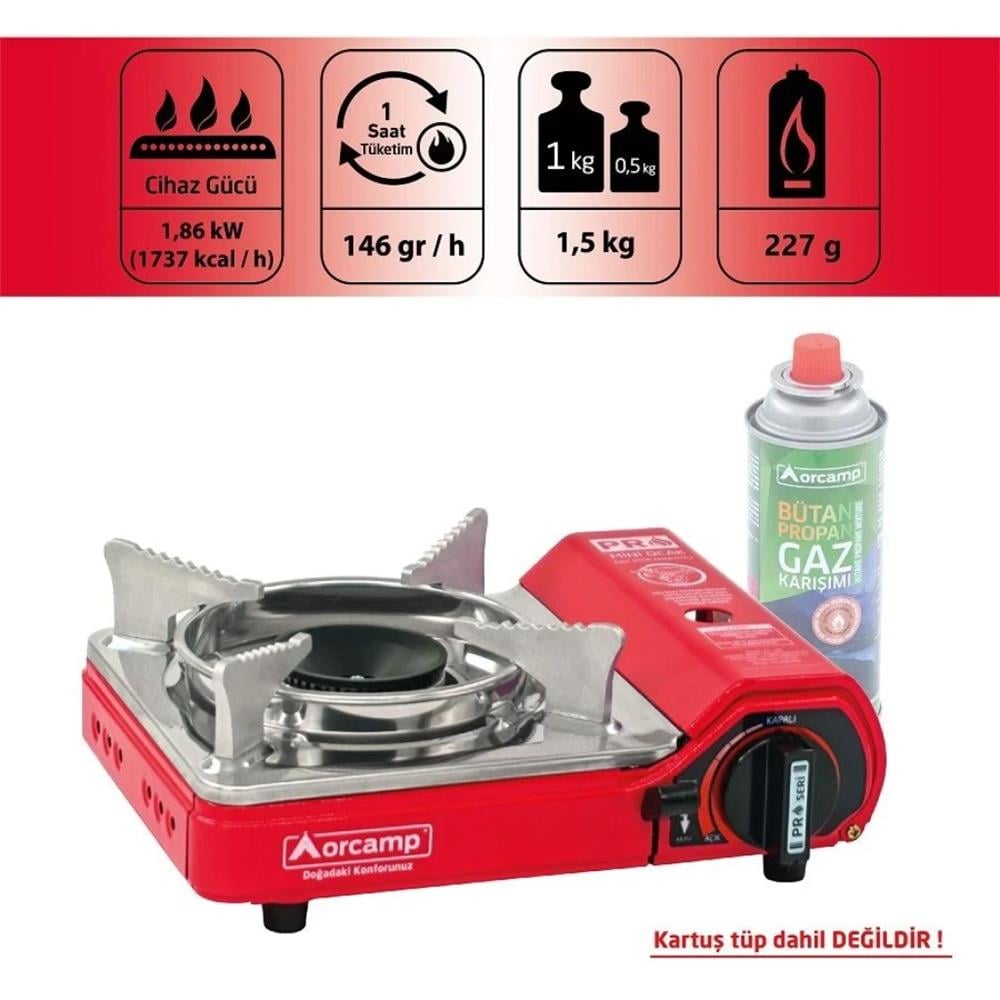 Orcamp Tekli Çantalı Mini Portatif Ocak CK-506Piknik Malzemeleri