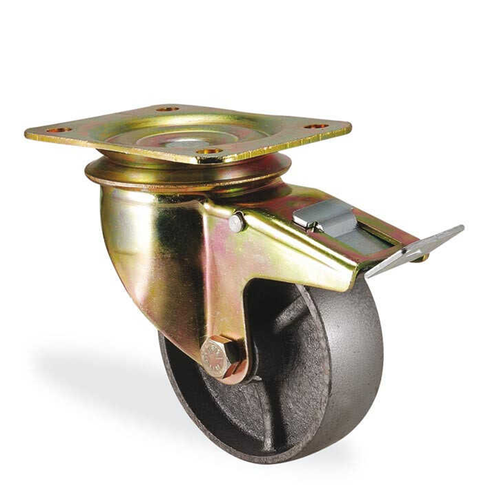 Orko 4102-Ddb-100f18 Frenli Döküm TekerAğır Hizmet Tekerleri