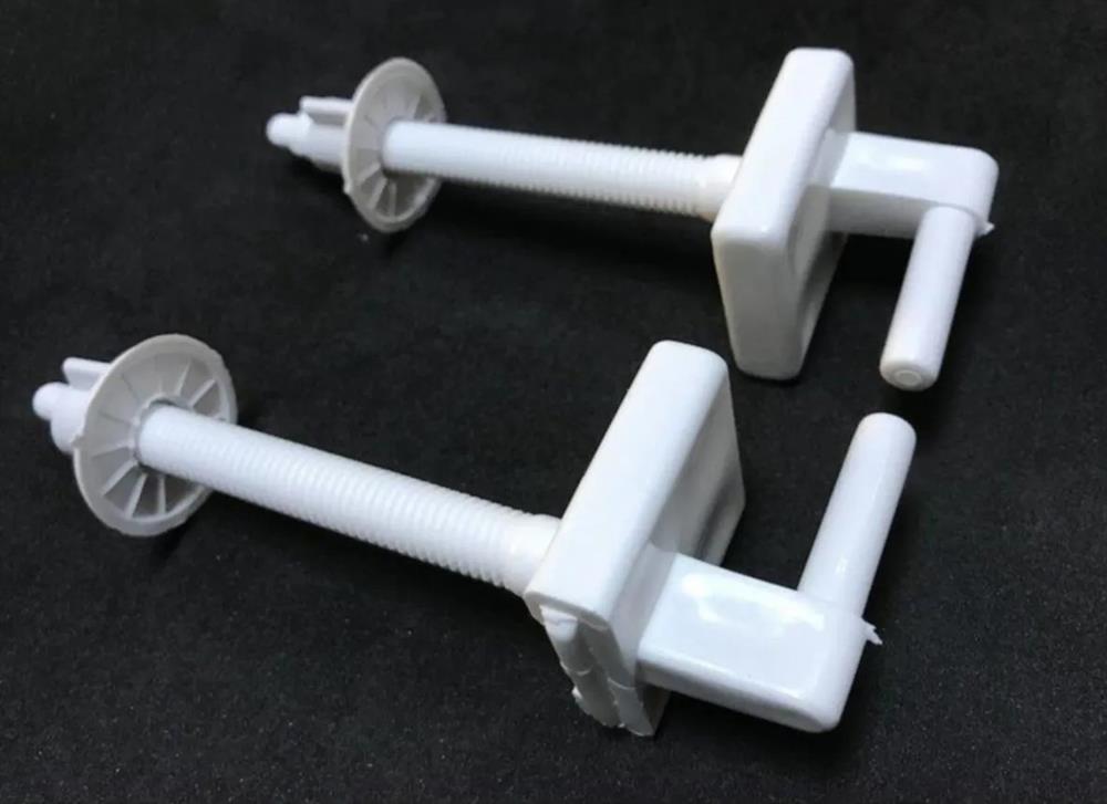Özbest Klozet Kapağı Montaj Vidası Kare GeçmeliLavabo ve Banyo Hırdavatları