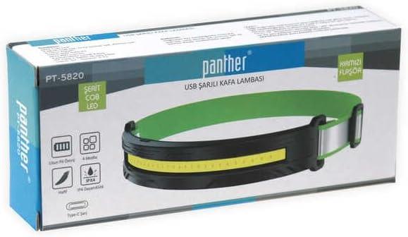 Panther Usb Şarjlı Kafa Lambası Pt-5820Kafa Fenerleri