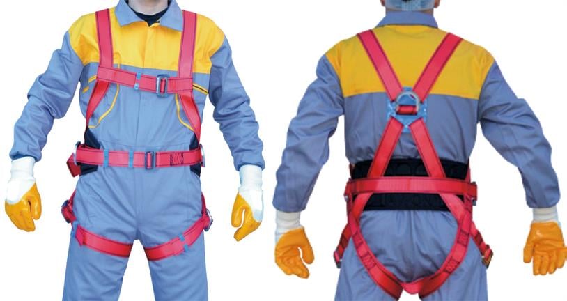 PARAŞÜT TİP BEL DESTEKLİ EMNİYET KEMERİ SETİ