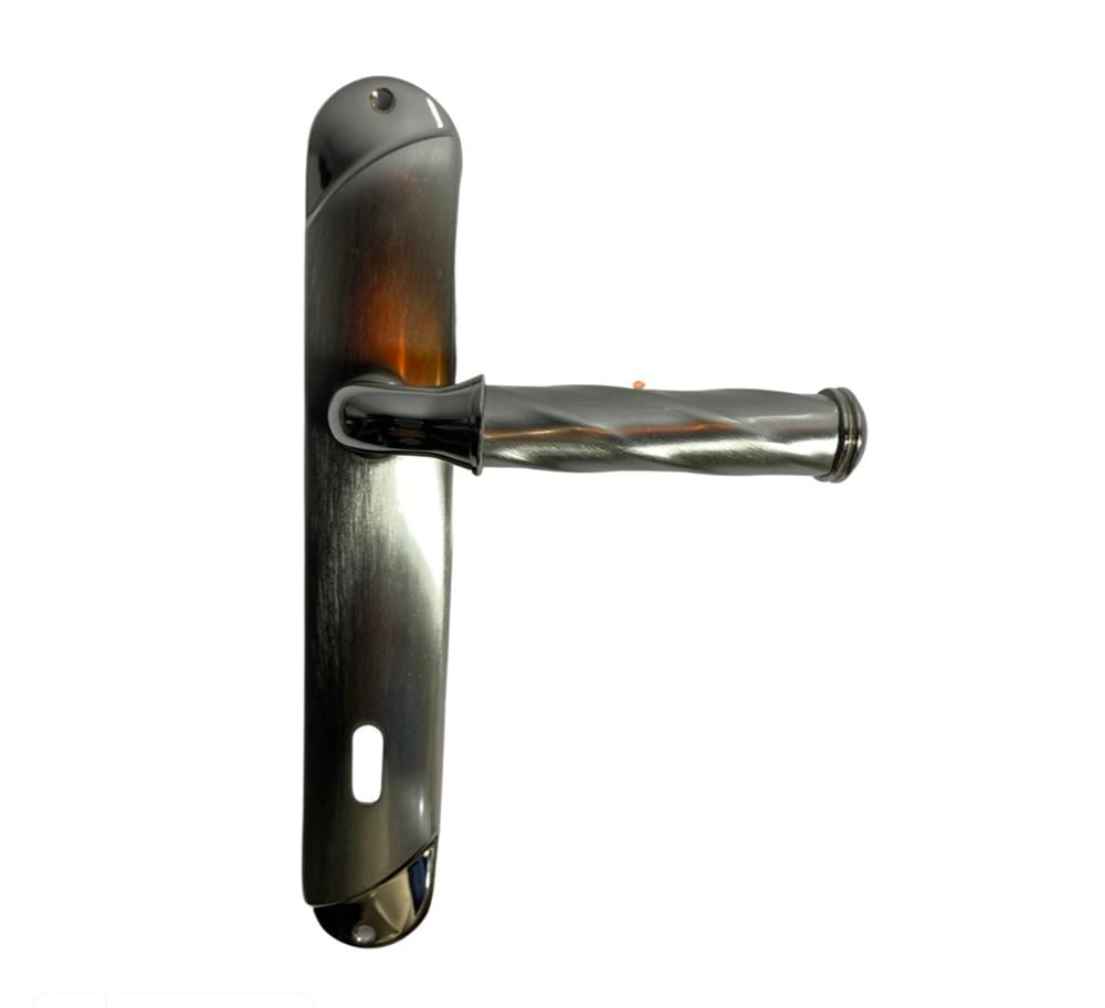 Pimador Kapı Kolu Burmalı Nikel Saten OdaKapı Kolları