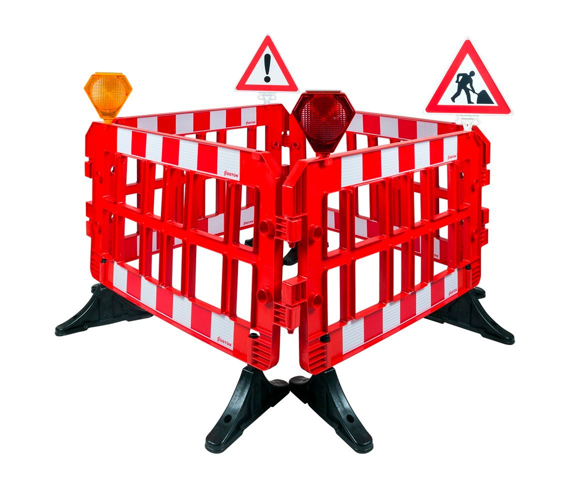 PLASTİK TRAFİK BARİYERİ 100x150x50 mm