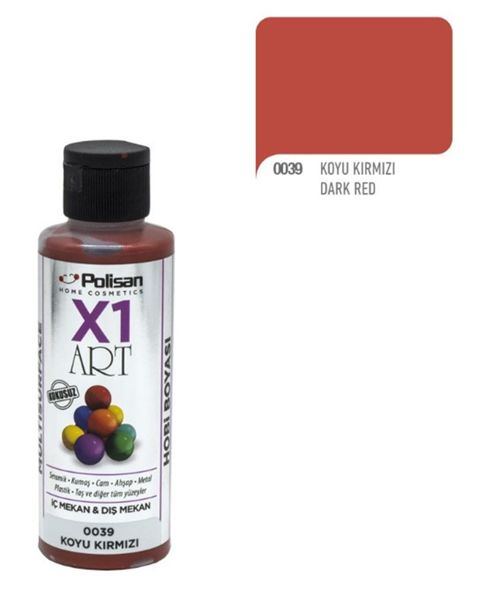 Polisan X1 Art Multısurface Hobi Boyası 120 MLHobi Boyaları