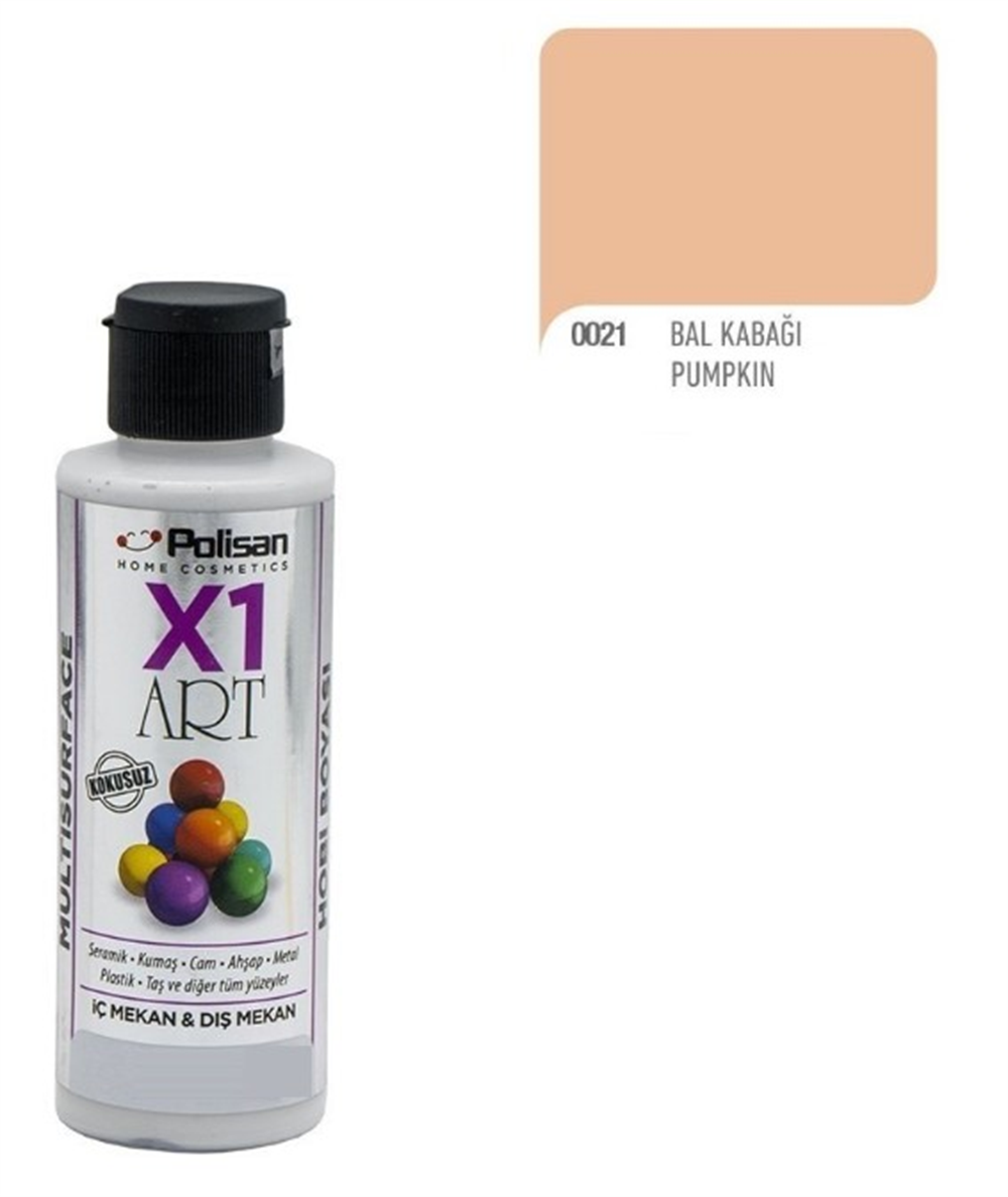 Polisan X1 Art Multısurface Hobi Boyası 120 MLHobi Boyaları