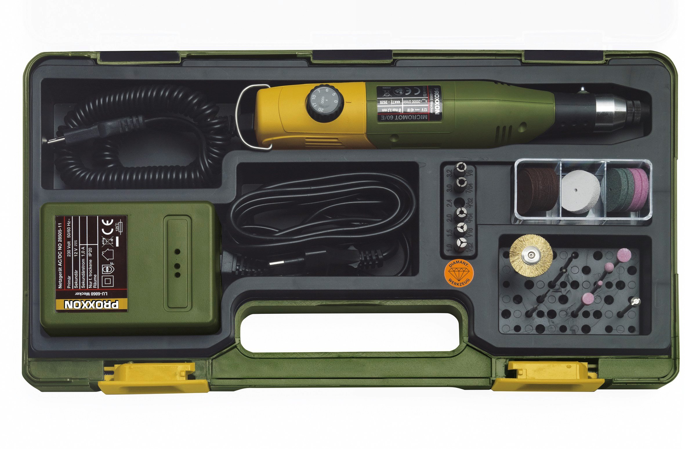 PROXXON 28515 MICROMOT 60/E FREZE MATKAP SET